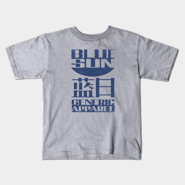 Blue Sun Generic Apparel Kids T-Shirt by kg07_shirts